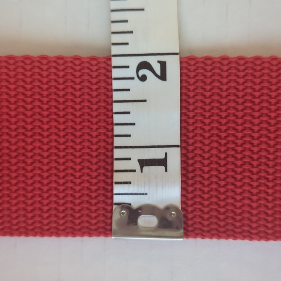 Utility Clip End Retro Suspender Galluses Red - Picture 12 of 12